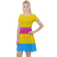 Pansexual Pride Flag Cap Sleeve Velour Dress  by lgbtnation