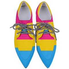 Pansexual Pride Flag Pointed Oxford Shoes by lgbtnation