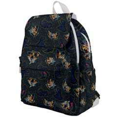 King And Queen  Top Flap Backpack by Mezalola