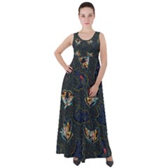 King And Queen  Empire Waist Velour Maxi Dress by Mezalola