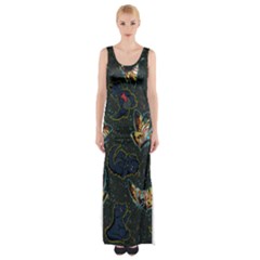 King And Queen  Thigh Split Maxi Dress by Mezalola