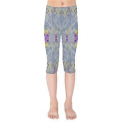 We Are Flower People In Bloom Kids  Capri Leggings  by pepitasart