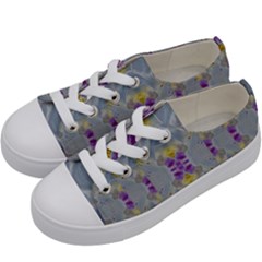 We Are Flower People In Bloom Kids  Low Top Canvas Sneakers by pepitasart