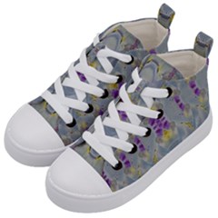 We Are Flower People In Bloom Kids  Mid-top Canvas Sneakers by pepitasart