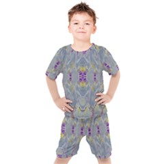 We Are Flower People In Bloom Kids  Tee And Shorts Set