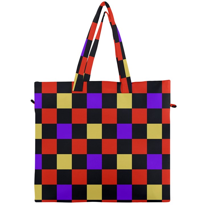 Checkerboard Again Canvas Travel Bag