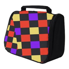 Checkerboard Again Full Print Travel Pouch (small)