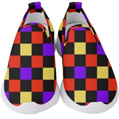 Checkerboard Again Kids  Slip On Sneakers