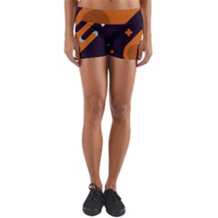 Meteor Meteorite Space Comet Yoga Shorts by Pakrebo