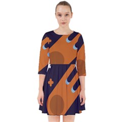 Meteor Meteorite Space Comet Smock Dress