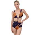 Meteor Meteorite Space Comet Tied Up Two Piece Swimsuit View1