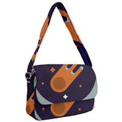 Meteor Meteorite Space Comet Courier Bag by Pakrebo