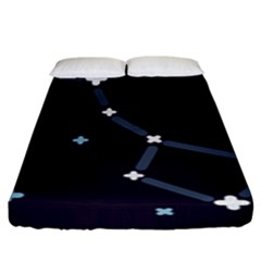 Celebrities Categories Universe Sky Fitted Sheet (king Size) by Pakrebo