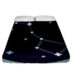 Celebrities Categories Universe Sky Fitted Sheet (california King Size) by Pakrebo