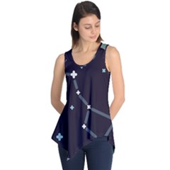 Celebrities Categories Universe Sky Sleeveless Tunic by Pakrebo