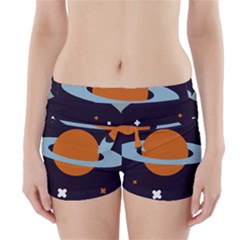 Planet Orbit Universe Star Galaxy Boyleg Bikini Wrap Bottoms by Pakrebo