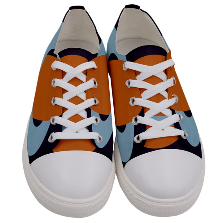 Planet Orbit Universe Star Galaxy Women s Low Top Canvas Sneakers