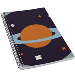 Planet Orbit Universe Star Galaxy 5 5  X 8 5  Notebook by Pakrebo