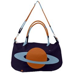 Planet Orbit Universe Star Galaxy Removal Strap Handbag by Pakrebo