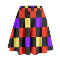 Checkerboard Again High Waist Skirt by impacteesstreetwearseven