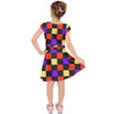 Checkerboard Again Kids  Short Sleeve Dress View2