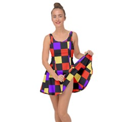 Checkerboard Again Inside Out Casual Dress