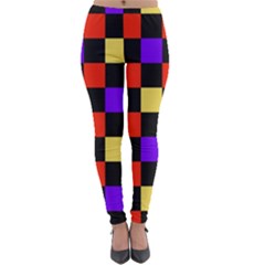 Checkerboard Again Lightweight Velour Leggings