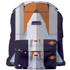 Rocket Space Universe Spaceship Giant Full Print Backpack