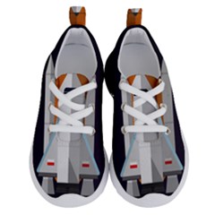 Rocket Space Universe Spaceship Running Shoes by Pakrebo