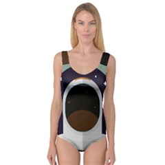 Astronaut Space Astronomy Universe Princess Tank Leotard  by Pakrebo