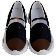 Astronaut Space Astronomy Universe Kids  Lightweight Slip Ons by Pakrebo