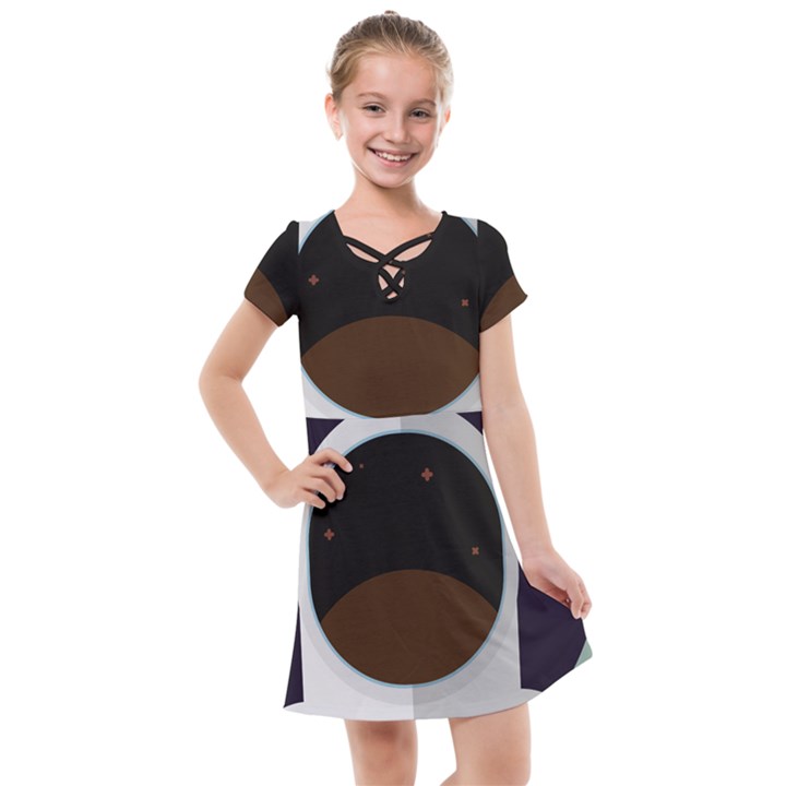 Astronaut Space Astronomy Universe Kids  Cross Web Dress