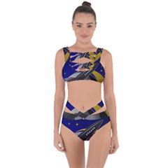 Science Fiction Sci Fi Sci Fi Logo Bandaged Up Bikini Set  by Pakrebo