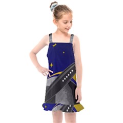 Science Fiction Sci Fi Sci Fi Logo Kids  Overall Dress by Pakrebo