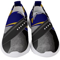 Science Fiction Sci Fi Sci Fi Logo Kids  Slip On Sneakers by Pakrebo