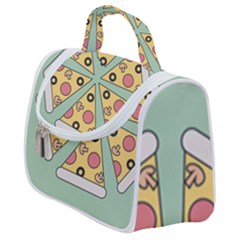 Pizza Slice Food Italian Satchel Handbag by Pakrebo