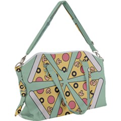 Pizza Slice Food Italian Canvas Crossbody Bag