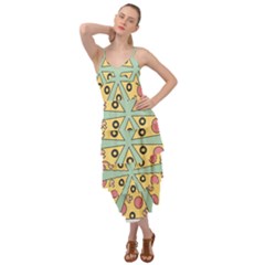 Pizza Slice Food Italian Layered Bottom Dress