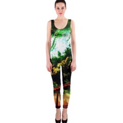 Science Fiction Forward Futuristic One Piece Catsuit by Pakrebo