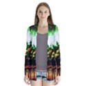 Science Fiction Forward Futuristic Drape Collar Cardigan View1