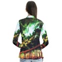 Science Fiction Forward Futuristic Drape Collar Cardigan View2