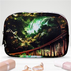 Science Fiction Forward Futuristic Make Up Pouch (small) by Pakrebo