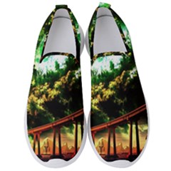 Science Fiction Forward Futuristic Men s Slip On Sneakers by Pakrebo