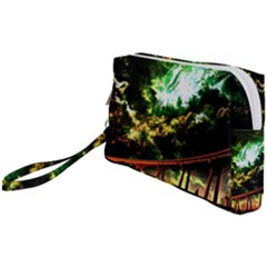 Science Fiction Forward Futuristic Wristlet Pouch Bag (small)