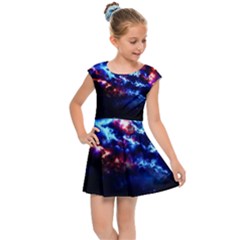 Science Fiction Sci Fi Forward Kids  Cap Sleeve Dress by Pakrebo