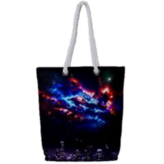 Science Fiction Sci Fi Forward Full Print Rope Handle Tote (small) by Pakrebo