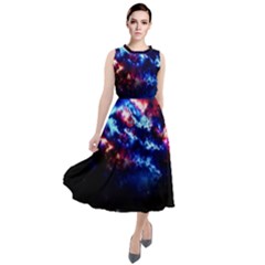 Science Fiction Sci Fi Forward Round Neck Boho Dress