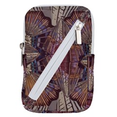 Abstract Design Backdrop Pattern Belt Pouch Bag (small)