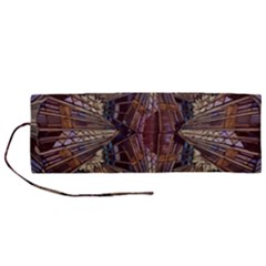 Abstract Design Backdrop Pattern Roll Up Canvas Pencil Holder (m)