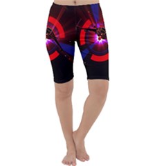 Science Fiction Cover Adventure Cropped Leggings  by Pakrebo